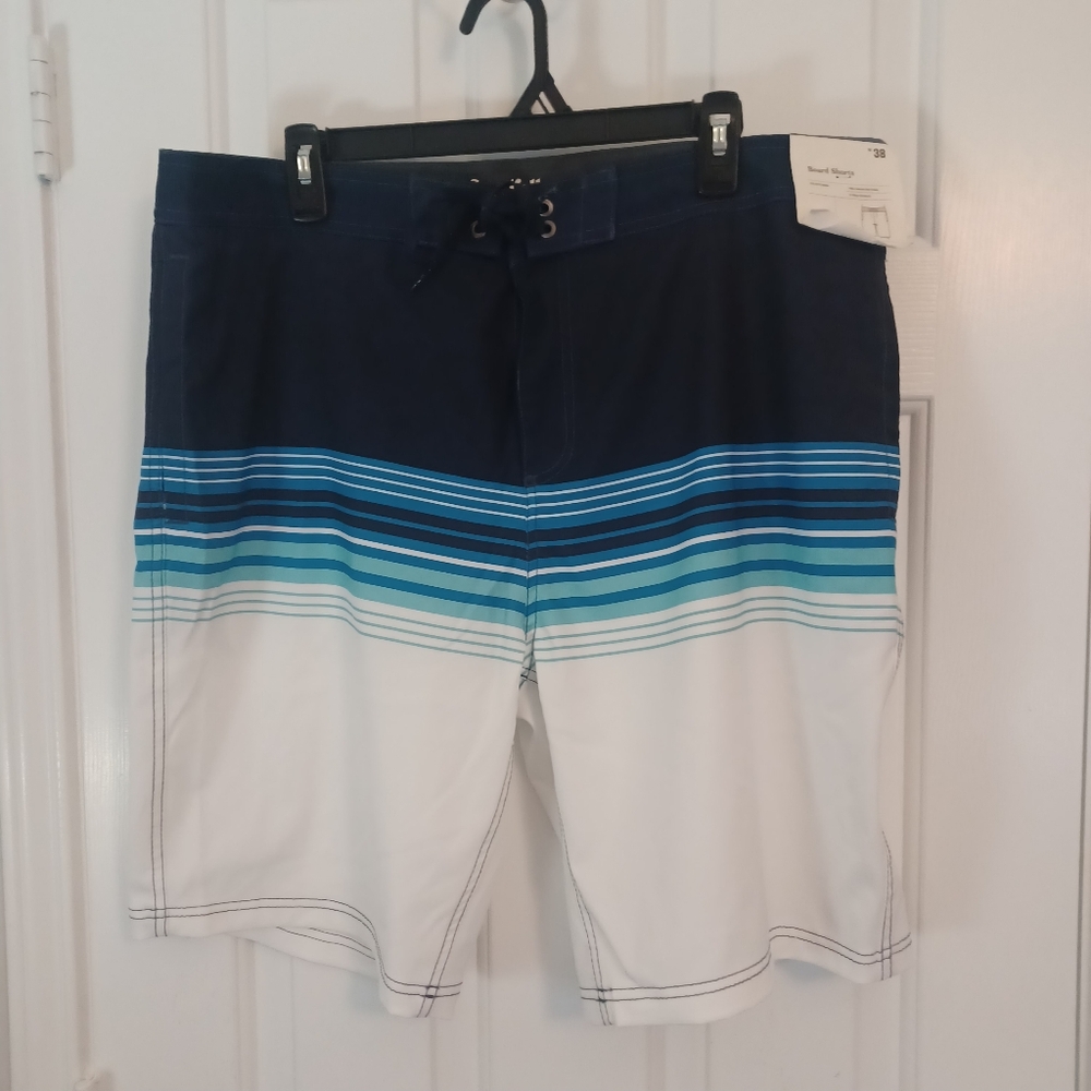 Good Fellow Swim Trunk Board Shorts Sz 38 -NEW